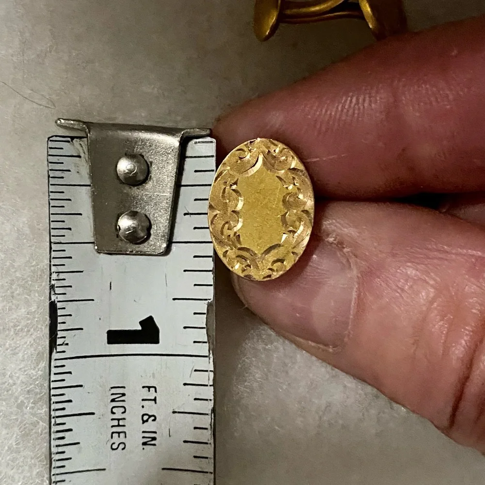 Classic VINTAGE GLP 1900’s Bean-Back GF Cuff Links